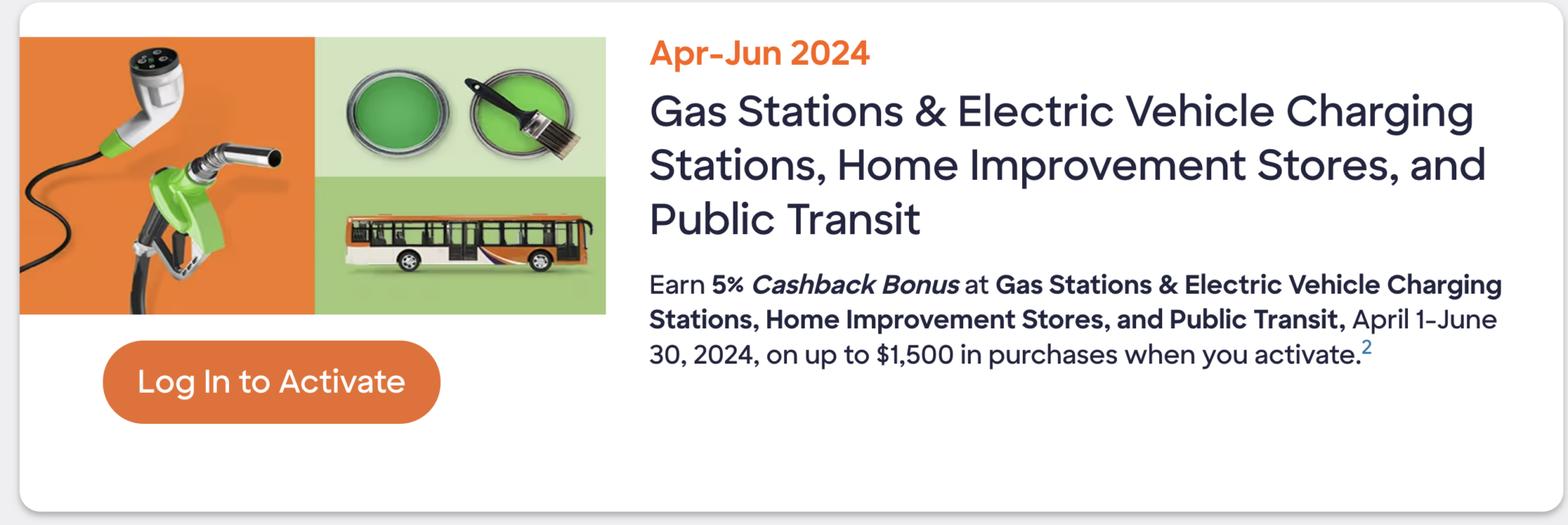 Discover Q2 2024 5 Categories Gas & EV, Home Improvement, Public